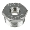 RS PRO Stainless Steel Pipe Fitting Straight Hexagon Bush Male R Threaded 1-1/4 in x Female G Threaded 1/2 in 499-3552