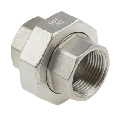 RS PRO Stainless Steel Pipe Fitting Straight Octagon Union Female G Threaded 3/4 in x Female G Threaded 3/4 in 499-3502