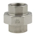 RS PRO Stainless Steel Pipe Fitting Straight Octagon Union Female G Threaded 3/4 in x Female G Threaded 3/4 in 499-3502