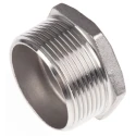 RS PRO Stainless Steel Pipe Fitting Straight Hexagon Bush Male R Threaded 1-1/2 in x Female G Threaded 3/4 in 499-3603