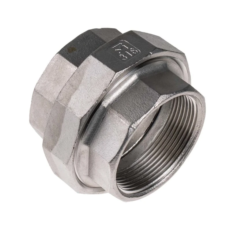RS PRO Stainless Steel Pipe Fitting Straight Union Female G Threaded 2 in x Female G Threaded 2 in 499-3704