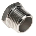 RS PRO Stainless Steel Pipe Fitting Straight Hexagon Bush Male Threaded 1/2 in x Female G Threaded 1/4 in 499-3451
