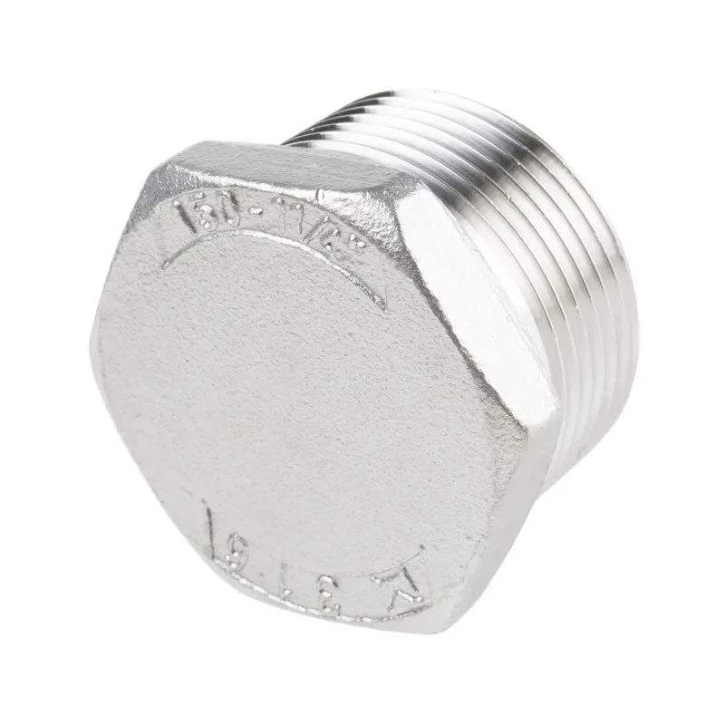 RS PRO Stainless Steel Pipe Fitting Straight Hexagon Plug Male Threaded 1-1/4 in 499-3647