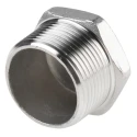 RS PRO Stainless Steel Pipe Fitting Straight Hexagon Plug Male Threaded 1-1/4 in 499-3647