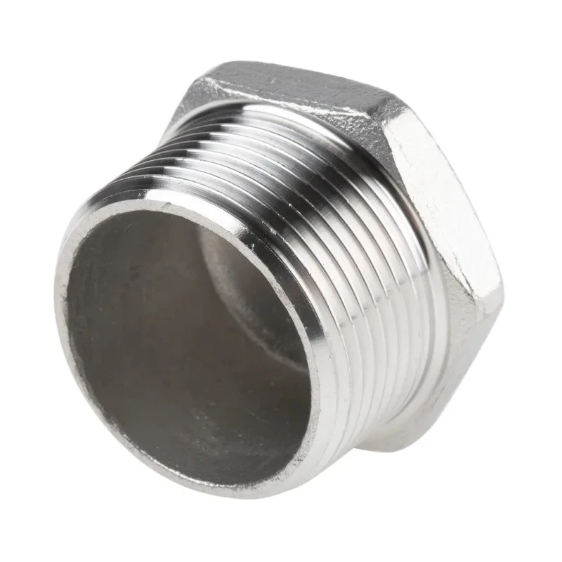 RS PRO Stainless Steel Pipe Fitting Straight Hexagon Plug Male Threaded 1-1/4 in 499-3647