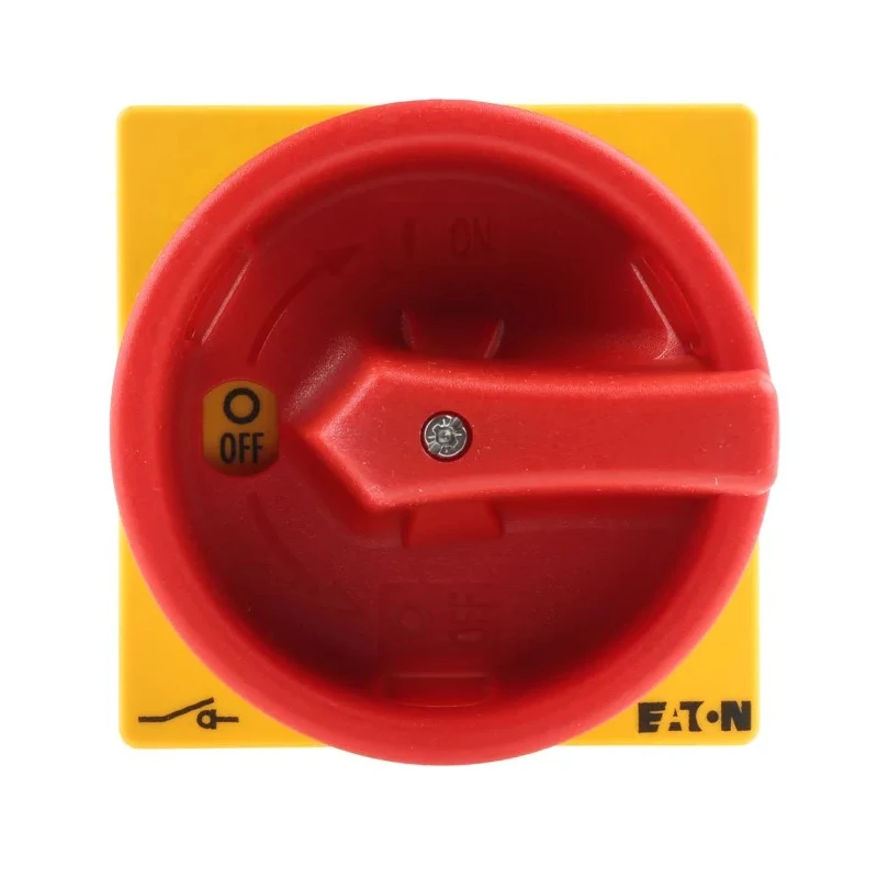 Eaton 3-Pole Rear Isolator Switch IP65, 20A, 5.5 kW, Red Handle, T0-2 Series 