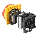 Eaton 3-Pole Rear Isolator Switch IP65, 20A, 5.5 kW, Red Handle, T0-2 Series 