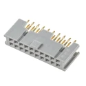 3M 8500 Series Straight Through Hole PCB Socket, 20-Contact, 2 Rows, 2.54 mm Pitch, Solder Termination 8520-4500PL