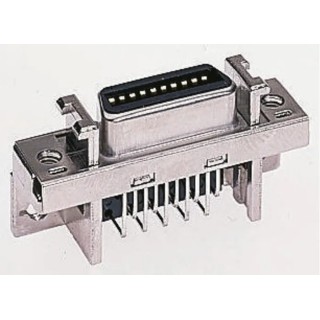 3M MDR 102 36 Way Right Angle 1.27 mm Pitch Through Hole D-Sub Connector Female 10236-55G3PL