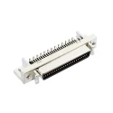 3M SCSI Connector 50 Way Female Right Angle Through Hole 2.54 mm Pitch Solder Termination 10250-5212PL