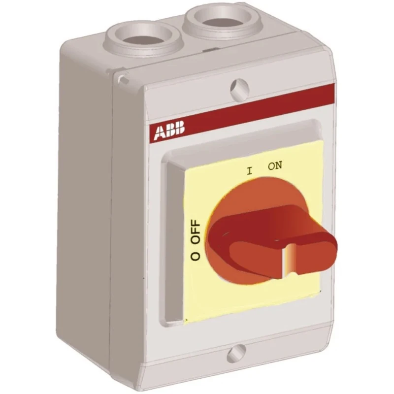 ABB 3-Pole Isolator Switch IP65 32A 7.5 kW OTP Series 