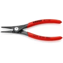 Knipex Precision 1-Piece Circlip Plier, 140mm Overall Length, Straight Jaw, Plastic Coated Handle 49 11 A1