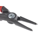 Knipex Precision 1-Piece Circlip Plier, 140mm Overall Length, Straight Jaw, Plastic Coated Handle 49 11 A1