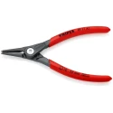 Knipex Precision 1-Piece Circlip Plier, 140mm Overall Length, Straight Jaw, Plastic Coated Handle 49 11 A1