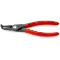 Knipex 1-Piece Circlip Plier, 165mm Overall Length, Angled Jaw, External Style, Chrome Vanadium Steel 48 21 J21