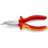 Knipex Long Nose Plier Radio Type Insulated Comfort Grip 160mm Overall Length, 50mm Jaw, VDE 1000V Approved 25 26 160