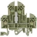 RS PRO DIN Rail Terminal Block Brown, 0.2mm² to 2.5mm² Cable CSA, 2-Level, Screw Termination, 24A, 500V 501-994