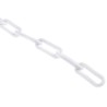 RS PRO White and Red Polypropylene Safety Barrier Chain 8mm Diameter 25m Length 503-679