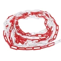 RS PRO White and Red Polypropylene Safety Barrier Chain 8mm Diameter 25m Length 503-679