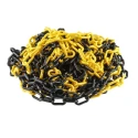 RS PRO Yellow and Black Polypropylene Barrier Chain, 25m Length, 8mm Diameter 503-685