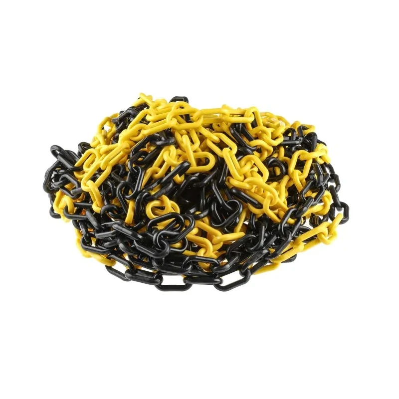 RS PRO Yellow and Black Polypropylene Barrier Chain, 25m Length, 8mm Diameter 503-685