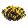 RS PRO Yellow and Black Polypropylene Barrier Chain, 25m Length, 8mm Diameter 503-685