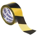 RS PRO Black, Yellow High Density Polyethylene 50 mm x 100 m Hazard Barrier Tape 0.02 mm Thickness 503-708