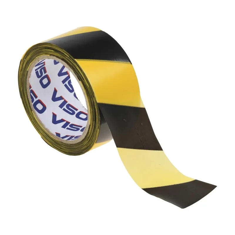 RS PRO Black, Yellow High Density Polyethylene 50 mm x 100 m Hazard Barrier Tape 0.02 mm Thickness 503-708