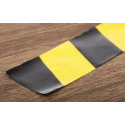 RS PRO Black, Yellow High Density Polyethylene 50 mm x 100 m Hazard Barrier Tape 0.02 mm Thickness 503-708