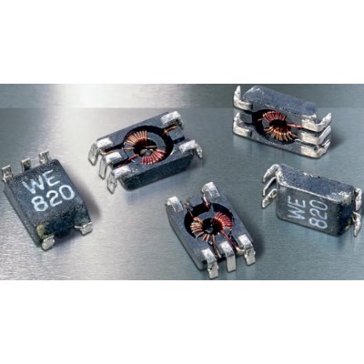Wurth Elektronik Surface Mount Common Mode Line Filter 220 μH Sectional Winding ±40% 300mA 105°C WE-SL1 744212221
