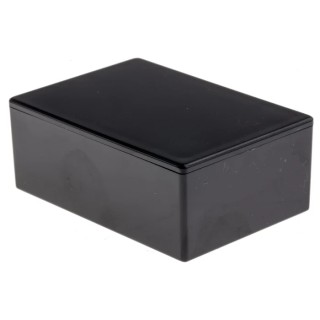 Takachi Electric Industrial SW Series Black Lid ABS Plastic Enclosure 25 mm x 65 mm x 45 mm SW-65B