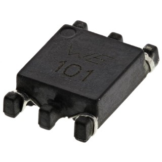 Wurth Elektronik WE-SL3 Surface Mount Common Mode Line Filter with Ferrite Core 100µH Dual Inductor 500mA DC 744252101