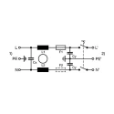 Schurter 250V AC 10A Snap-in IEC Connector Male 2 Pole 2 Fuse Solder Termination KMF1.1191.11