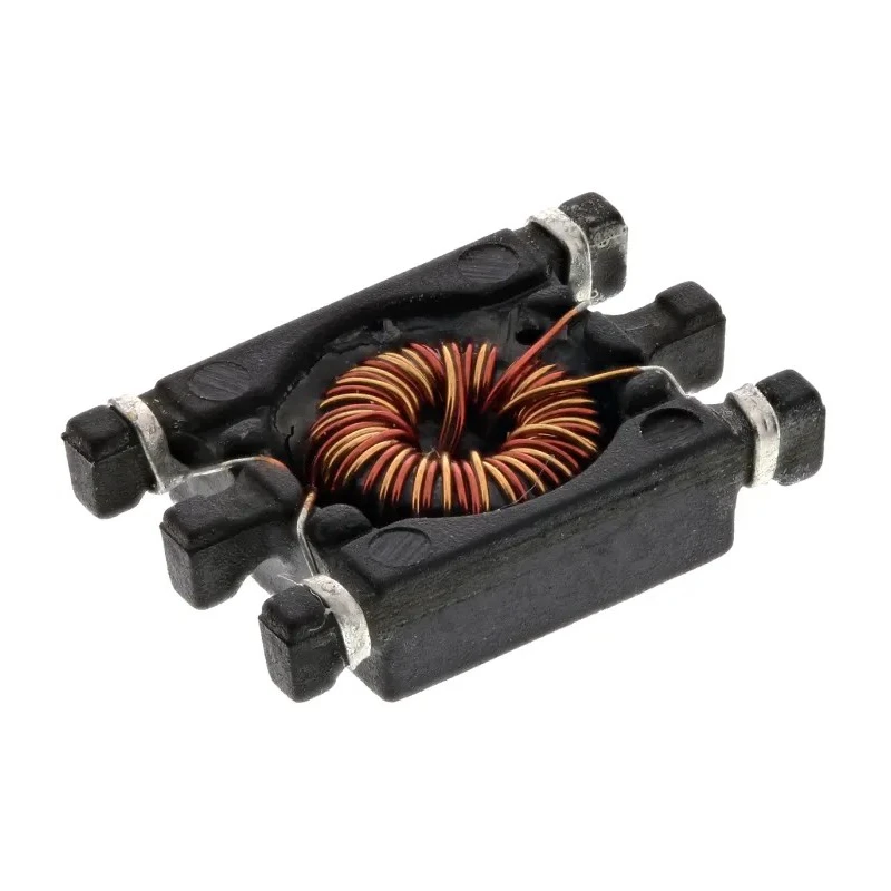 Wurth Elektronik WE-SL3 Surface Mount Common Mode Line Filter with Ferrite Core 100µH Dual Inductor 500mA DC 744252101