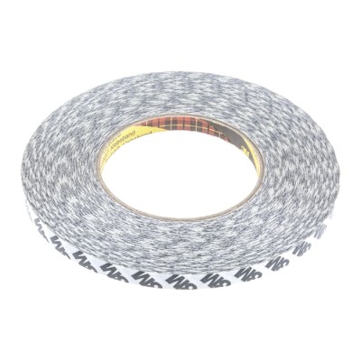 3M Translucent Double Sided Paper Tape, Paper Backing, 9mm Width x 50m Length, 16N/cm Adhesion Strength 9086 9MMX50M