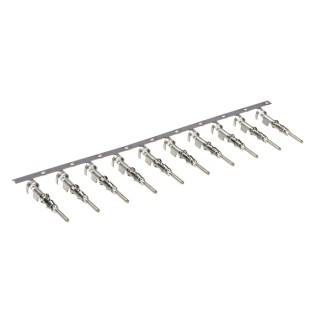 TE Connectivity Male Crimp Circular Connector Contact, Contact Size 20 AWG, Wire Size 13AWG, 17 AWG 1703014-1