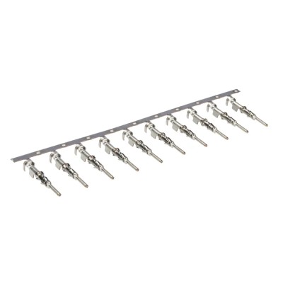 TE Connectivity Male Crimp Circular Connector Contact, Contact Size 20 AWG, Wire Size 13AWG, 17 AWG 1703014-1