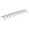 TE Connectivity Male Crimp Circular Connector Contact, Contact Size 20 AWG, Wire Size 13AWG, 17 AWG 1703014-1