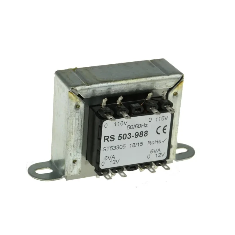 Walsall Transformers 12 VA 2 Output Chassis Mount Transformer, 12 V AC, IECBSEN 615581, RoHS, CE, ASNZS 61558.1 503-988