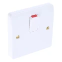 MK Electric White 1 Gang Flush Mount Control Switch 20A 250V Logic Plus K5403 WHI