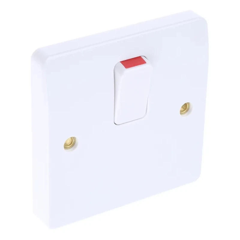 MK Electric White 1 Gang Flush Mount Control Switch 20A 250V Logic Plus K5403 WHI