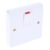 MK Electric White 1 Gang Flush Mount Control Switch 20A 250V Logic Plus K5403 WHI
