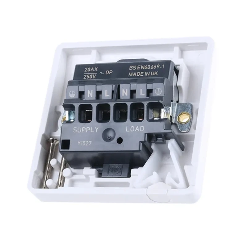 MK Electric White 1 Gang Flush Mount Control Switch 20A 250V Logic Plus K5403 WHI
