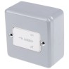 MK Electric Silver Metal Clad Fan Isolator Switch 10A 250V IP2X Surface Mounting K2857 ALM