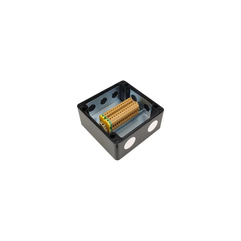 Bartec GB Series Black Polyester Junction Box, IP66, 15 Terminals, ATEX Certified, 160 mm x 160 mm x 90 mm 235472