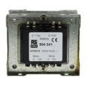 RS PRO 2 Output 100 VA Chassis Mount Transformer, 2 x 12 V AC, IEC/BS/EN 61558-2-6 Certified 504-341