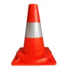 RS PRO Orange and White Polypropylene Reflective Traffic Cone 300 mm 503-681