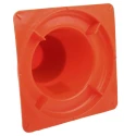 RS PRO Orange and White Polypropylene Reflective Traffic Cone 300 mm 503-681