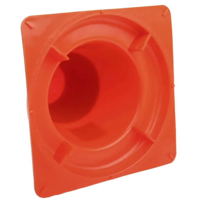 RS PRO Orange and White Polypropylene Reflective Traffic Cone 300 mm 503-681