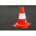 RS PRO Orange and White Polypropylene Reflective Traffic Cone 300 mm 503-681